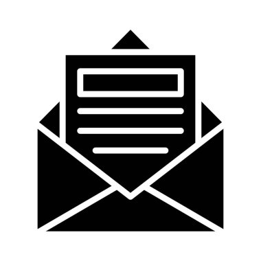 E- posta Vektör Simgesi Tasarım Resmini Aç