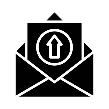 Vektör Simgesi Tasarım İllüstrasyonunu Yükle