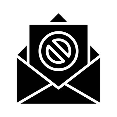 Gizli Vektör Simgesi Tasarım İllüstrasyonu