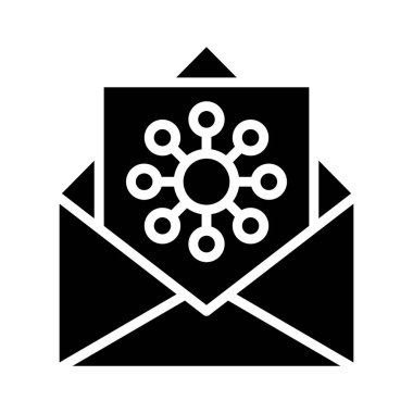 Bağlantı Vektörü Simgesi Tasarım İllüstrasyonu