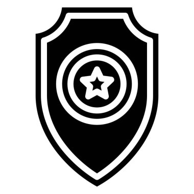 Kalkan Vektörü Simgesi Tasarım ResmiComment