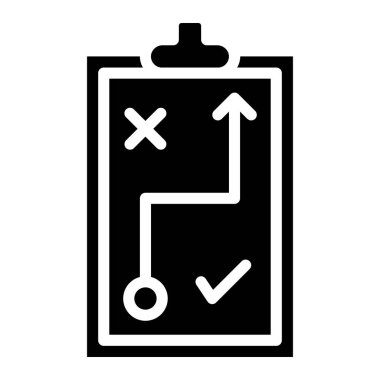 Planlama Etiketi Vektör Simgesi Tasarım İllüstrasyonu