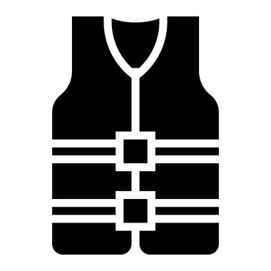 Can yeleği Vektör Simgesi Tasarım İllüstrasyonu