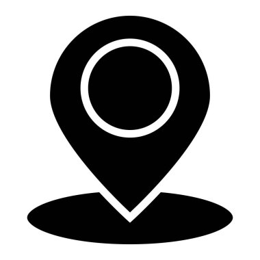 Gps Vektör Simgesi Tasarım İllüstrasyonu