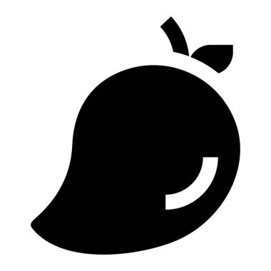 Mango Vektör Simgesi Tasarım İllüstrasyonu