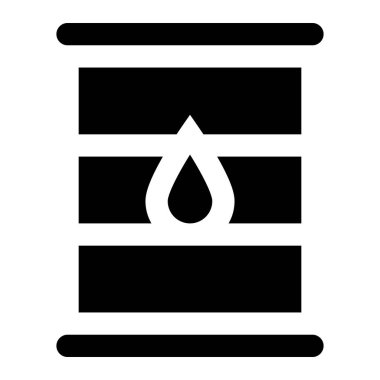 Eco Barrel Vektör Simgesi Tasarım İllüstrasyonu