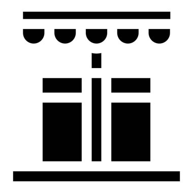 Yakıt Mağazası Vektör Simgesi Tasarım İllüstrasyonu