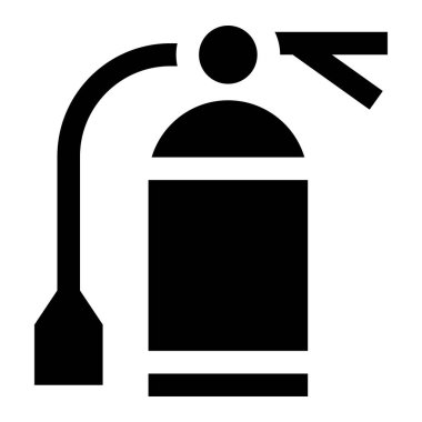 Söndürücü Vektör Simgesi Tasarım İllüstrasyonu