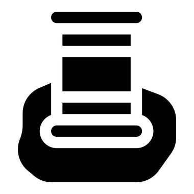 Yağ Sızıntısı Vektör Simgesi Tasarım İllüstrasyonu