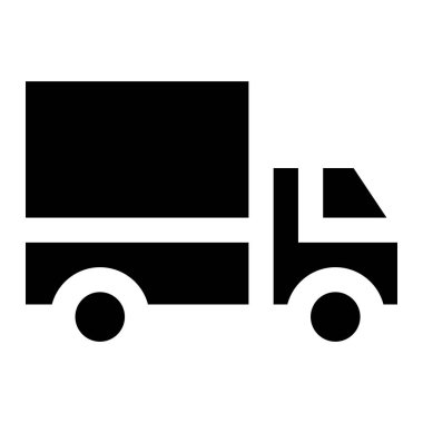 Kamyon Vektörü simgesi tasarımı illüstrasyonu