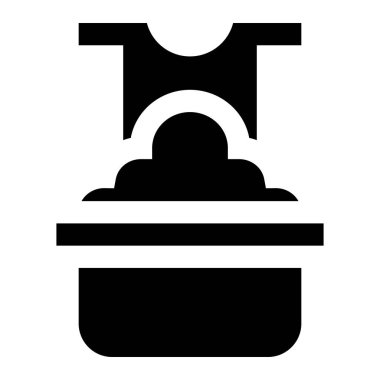 Çamaşır Yıkama Vektör Simgesi Tasarım İllüstrasyonu