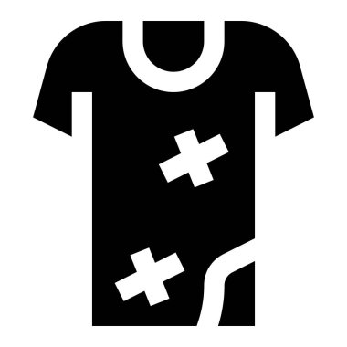 Kirli Kıyafetler Vektör Simgesi Tasarım İllüstrasyonu