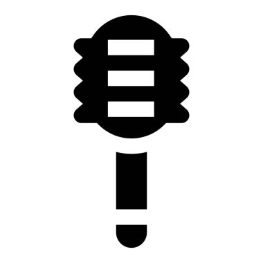 Fırça Vektörü Simgesi Tasarım İllüstrasyonu