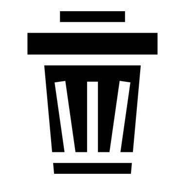 Bin Vektör Simgesi Tasarım İllüstrasyonu