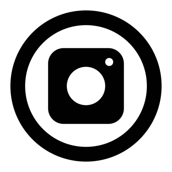 Instagram Vector Icono Diseño Ilustración — Vector de stock
