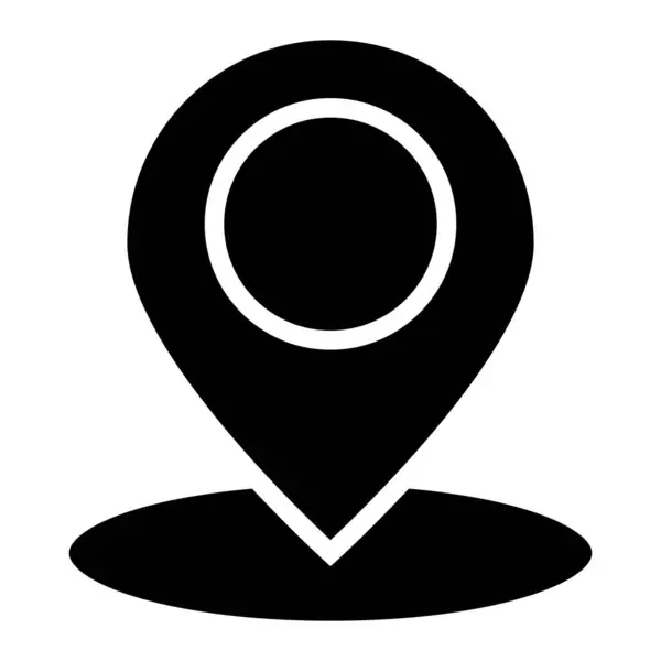 Gps Vektör Simgesi Tasarım İllüstrasyonu