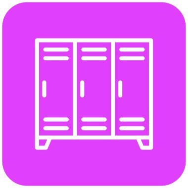 Dolaplar Vektör Simgesi Tasarım İllüstrasyonu