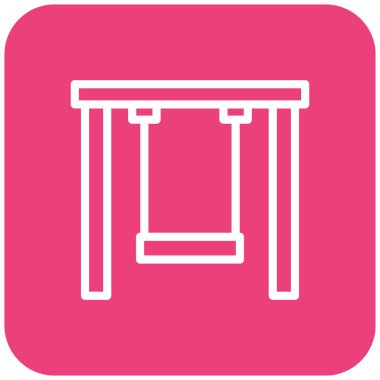 Oyun Alanı Vektör Simgesi Tasarım İllüstrasyonu