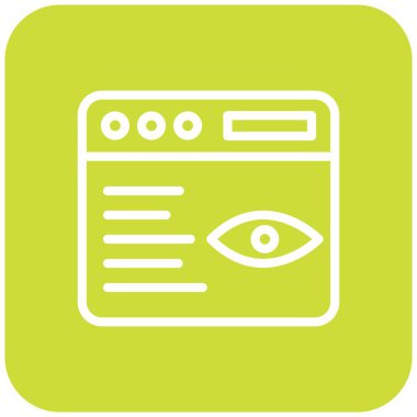 Etki Vektörü Simgesi Tasarım İllüstrasyonu