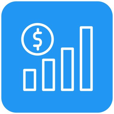 Büyüme Vektörü Simgesi Tasarım İllüstrasyonu