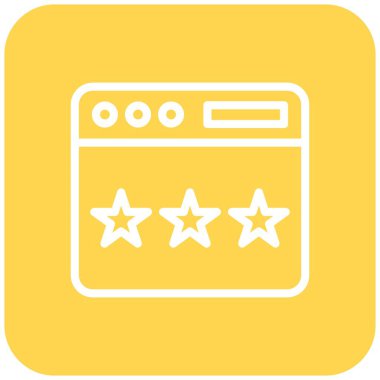 Geribildirim Vektörü Simgesi Tasarım İllüstrasyonu