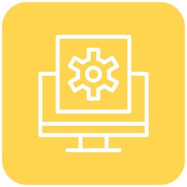 Web İyimserleştirme Vektörü Simgesi Tasarım İllüstrasyonu