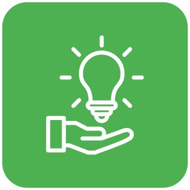 Fikir Vektörü Simgesi Tasarım İllüstrasyonu