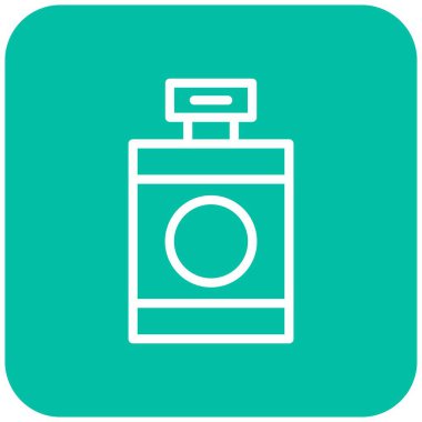 Parfüm Vektörü Simgesi Tasarım İllüstrasyonu