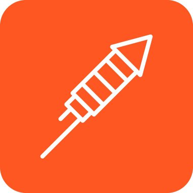 Havai fişek Vektör Simgesi Tasarım İllüstrasyonu