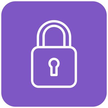 Padlock Vector Icon Design Illustration