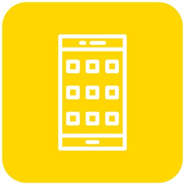 Uygulama Vektörü Simgesi Tasarım İllüstrasyonu