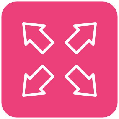 Vektör Simgesi Tasarım Resmini Genişlet