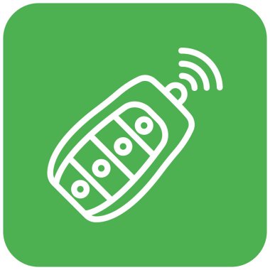 Akıllı Anahtar Vektörü Simgesi Tasarım İllüstrasyonu