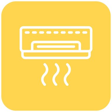 Klima Vektör Simgesi Tasarım İllüstrasyonu