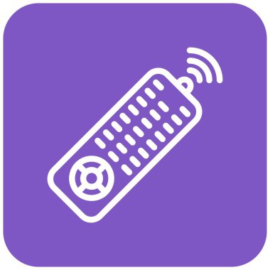 Uzaktan Denetim Vektör Simgesi Tasarım İllüstrasyonu