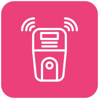 Hava arındırıcı Vektör Simgesi Tasarım İllüstrasyonu