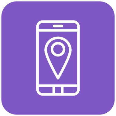 GPS mobil Vektör Simgesi Tasarım ResmiComment