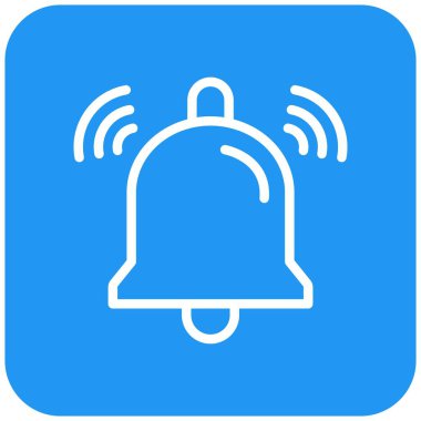 Çan Vektörü Simgesi Tasarım İllüstrasyonu