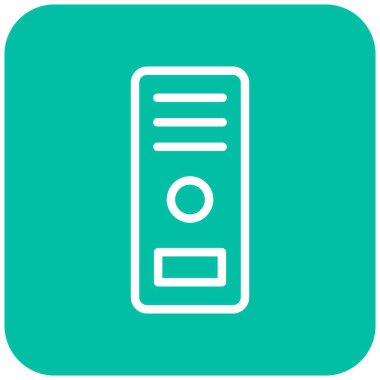 Bilgisayar dosyası Vektör Simgesi Tasarım İllüstrasyonu