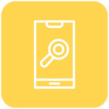 Araştırma Vektörü Simgesi Tasarım İllüstrasyonu