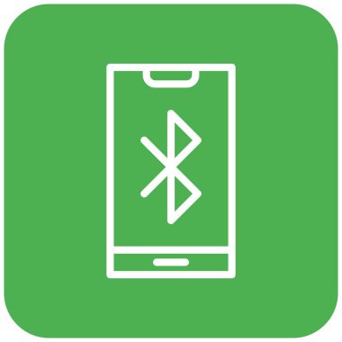 Bluetooth Vektör Simgesi Tasarım İllüstrasyonu