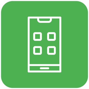 Uygulama Vektörü Simgesi Tasarım İllüstrasyonu