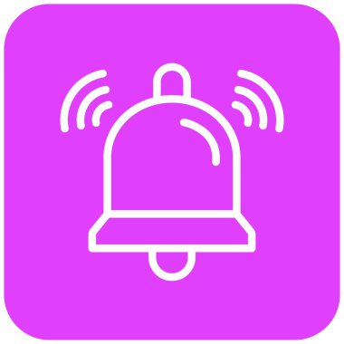 Bildirim Vektörü Simgesi Tasarım İllüstrasyonu