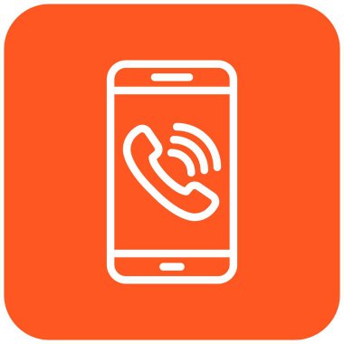 Mobil Arama Vektör Simgesi Tasarım ResmiComment