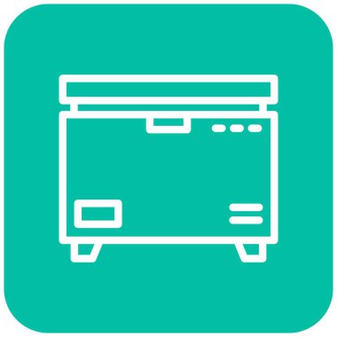 Dondurucu Vektör Simgesi Tasarım İllüstrasyonu