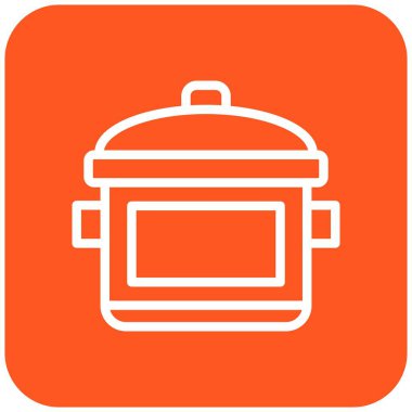 Tencere Vektör Simgesi Tasarım Çizimi