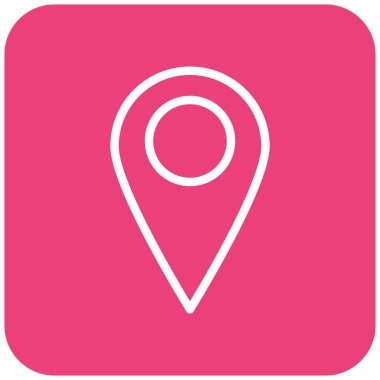 Konum Vektör Simgesi Tasarım İllüstrasyonu