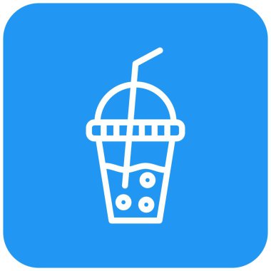 Meyve suyu Vektörü Simgesi Tasarımı Çizimi