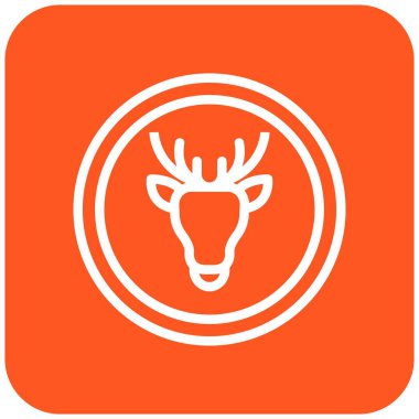 Vahşi hayvan Vektör Simgesi Tasarım İllüstrasyonu