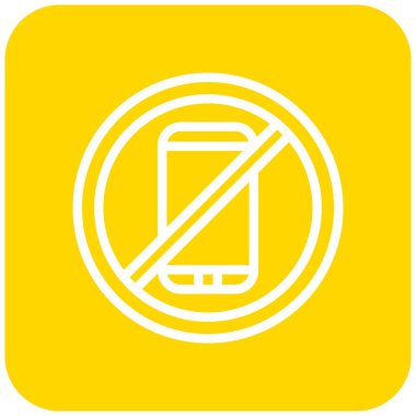 Telefon Vektörü Simgesi Tasarım İllüstrasyonu Yok